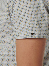 Shirt Short Sleeve Allover Printed Stretch | Lime