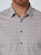 Shirt Short Sleeve Allover Printed Stretch | Cassis