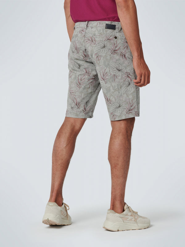 Short Garment Dyed Allover Printed Stretch | Smoke
