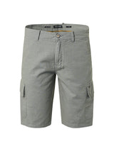 Short Garment Dyed With Linen | Smoke