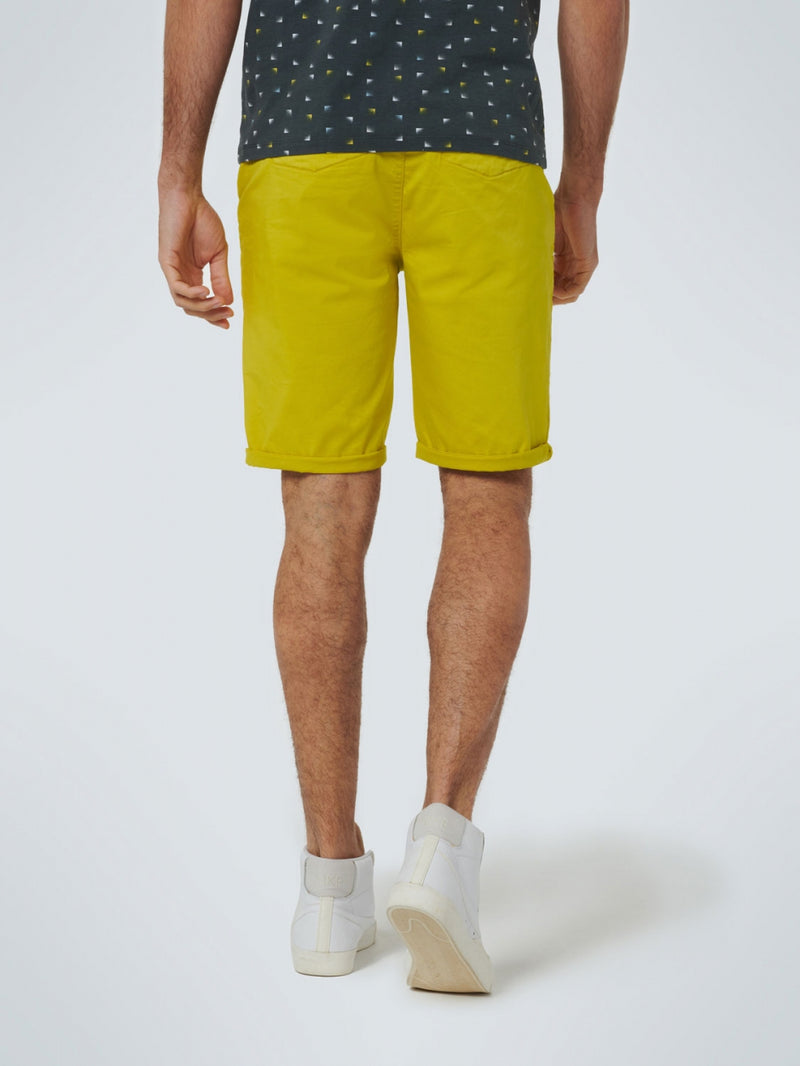 Short Chino Garment Dyed Twill Stretch | Lime