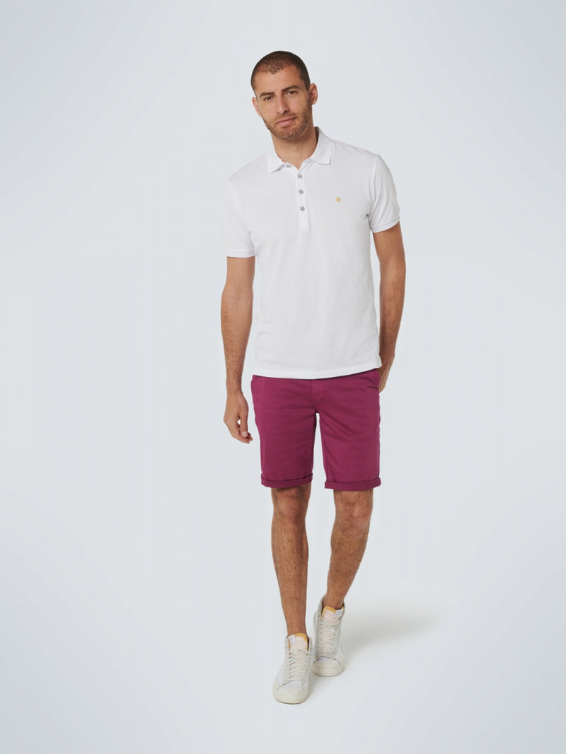 Short Chino Garment Dyed Twill Stretch | Cassis
