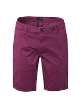 Short Chino Garment Dyed Twill Stretch | Cassis