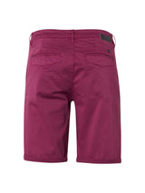 Short Chino Garment Dyed Twill Stretch | Cassis