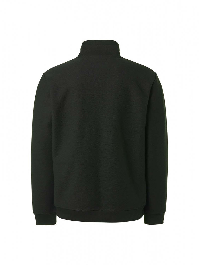 Casual Cardigan Sweater | Greenish Black