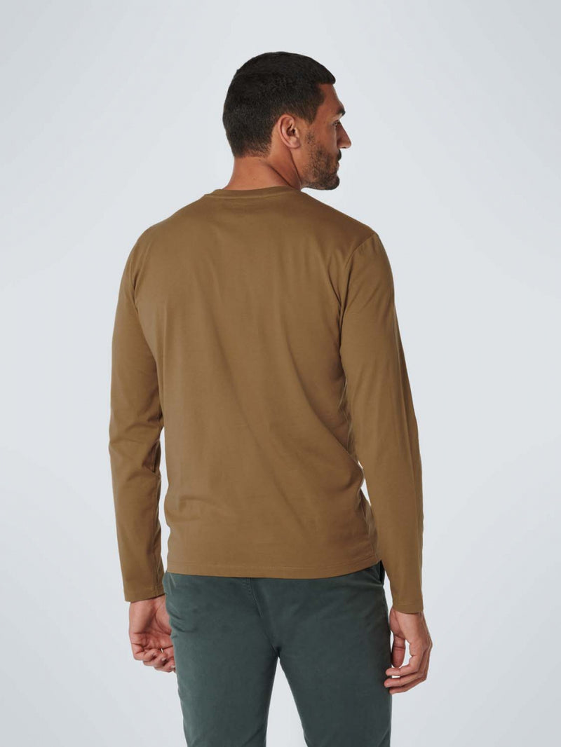 Basic Long Sleeve T-Shirt | Dark Fudge
