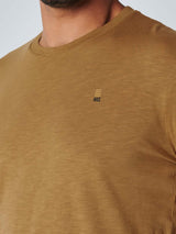 T-Shirt Long Sleeve Crewneck Slub Responsible Choice | Dark Fudge