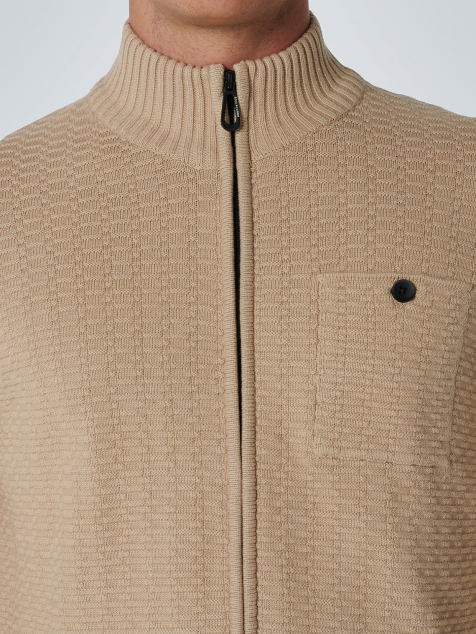 Cardigan Jacquard | Stone