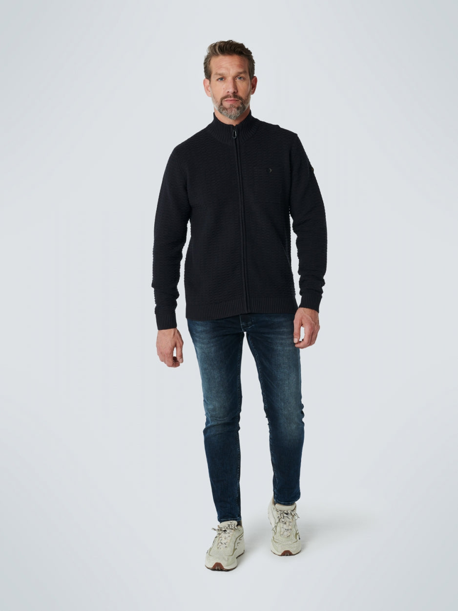Cardigan Jacquard | Black