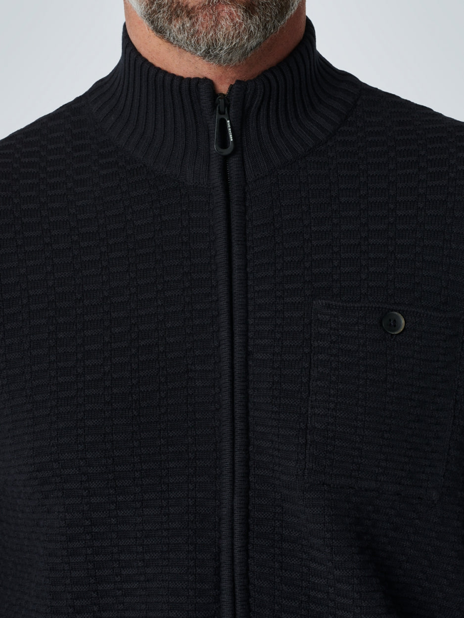 Cardigan Jacquard | Black