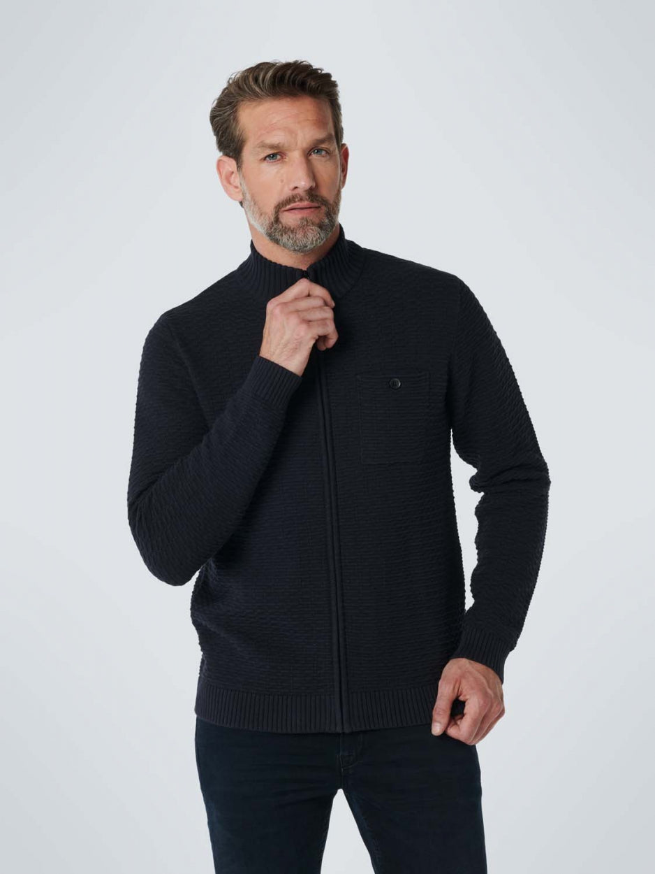 Cardigan Jacquard | Ink