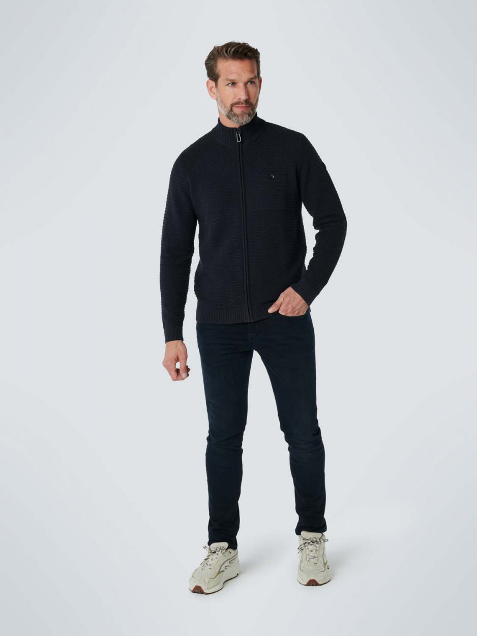 Cardigan Jacquard | Ink