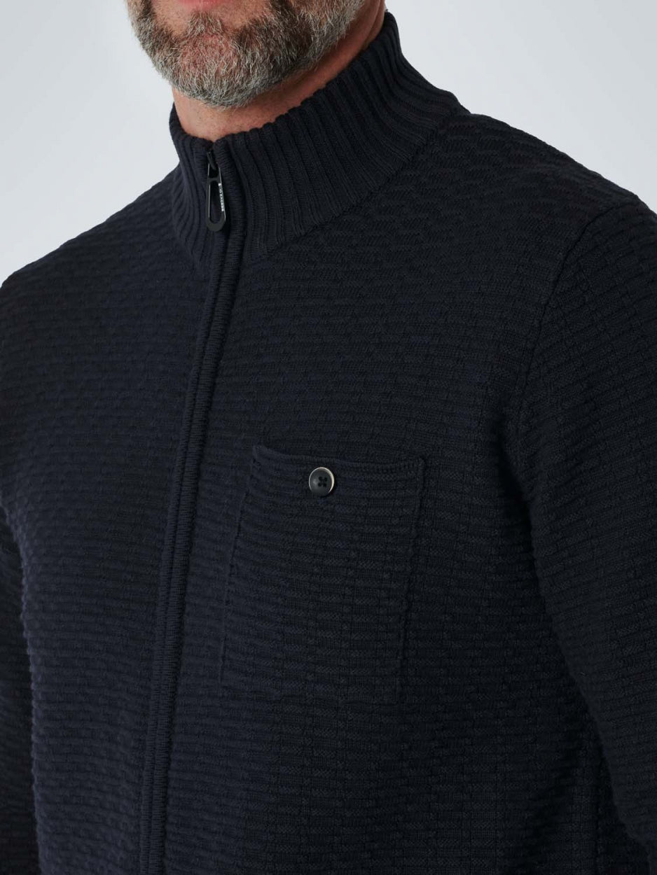 Cardigan Jacquard | Ink