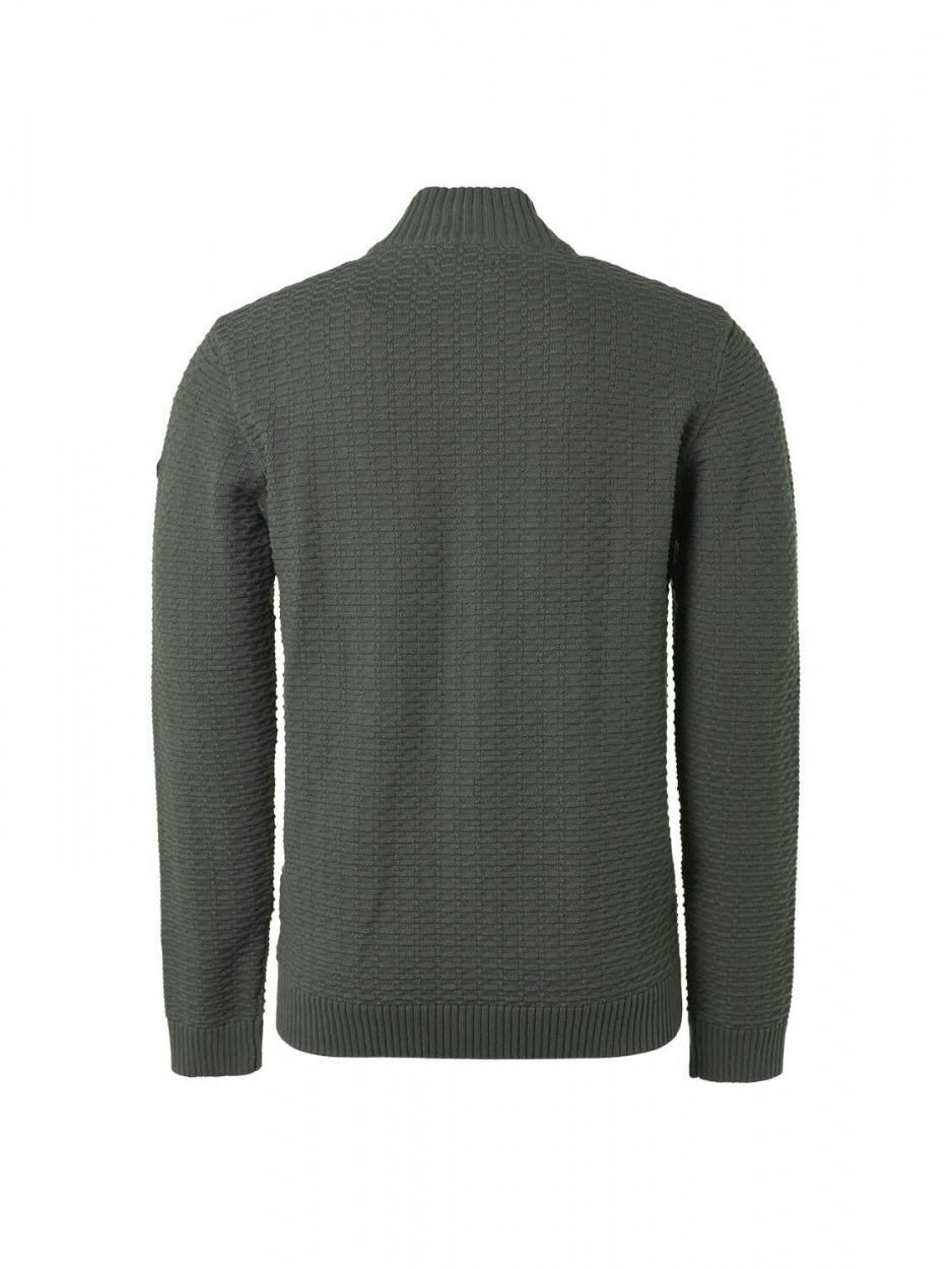 Cardigan Jacquard | Dark Steel