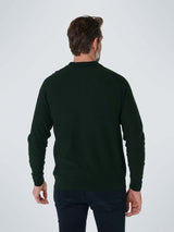 Knitted Sweater | Greenish Black