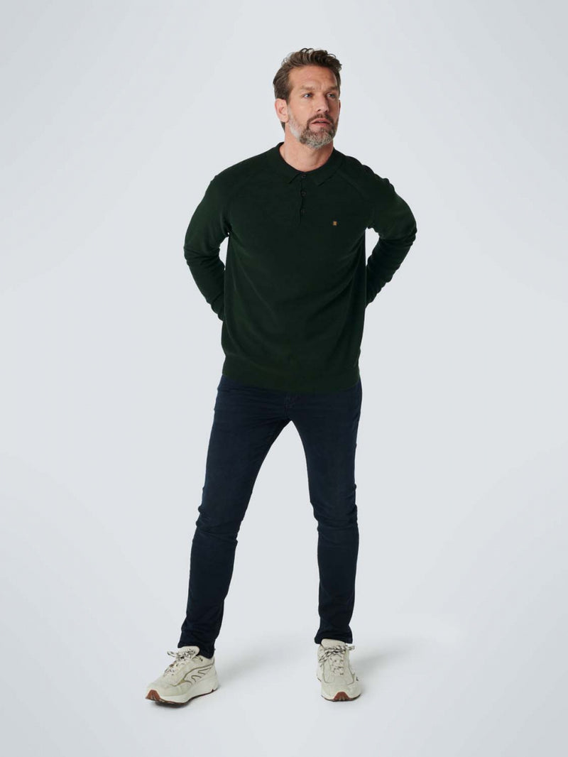 Knitted Sweater | Greenish Black