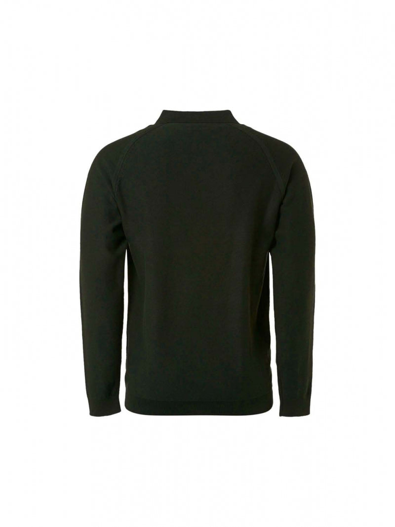 Knitted Sweater | Greenish Black