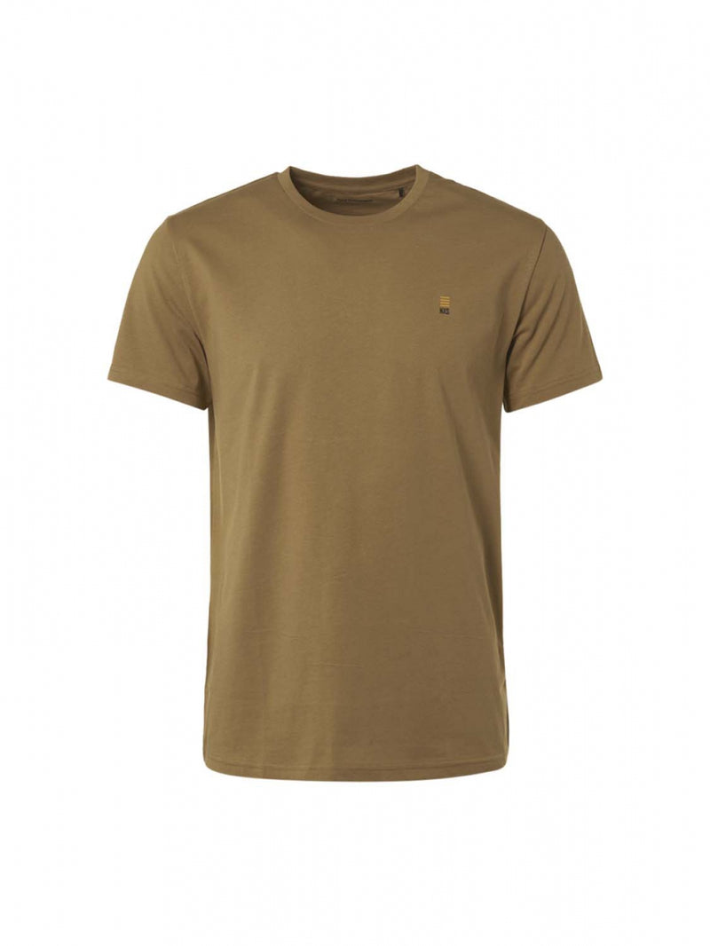 T-Shirt Crewneck Solid Basic | Dark Fudge