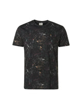 T-Shirt Crewneck Allover Printed | Black