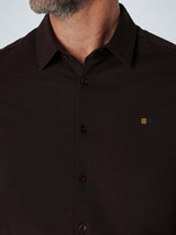 Shirt Jersey Stretch Solid | Coffee