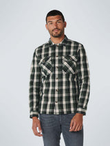 Plaid Overshirt | Dark Steel