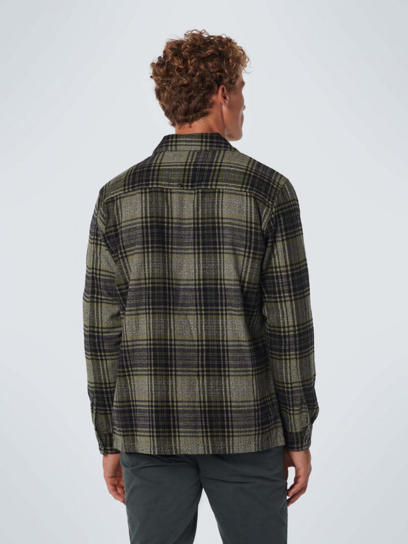 Plaid Long Sleeve Shirt | Sage Green
