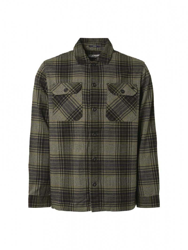 Plaid Long Sleeve Shirt | Sage Green