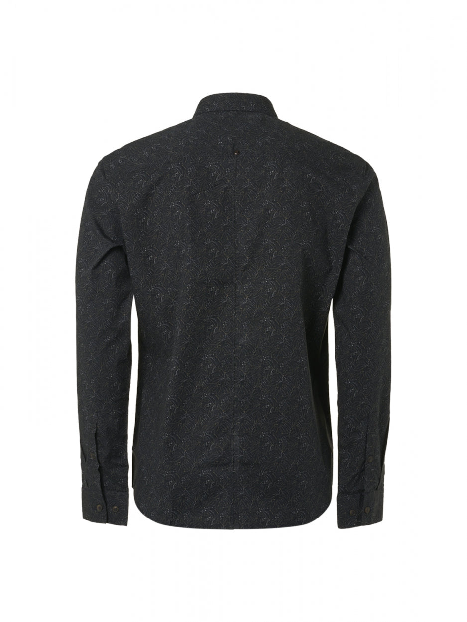 Shirt Stretch Allover Printed | Black