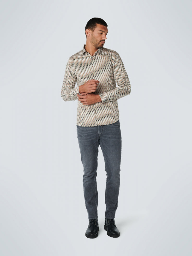 Casual Long Sleeve Shirt | White