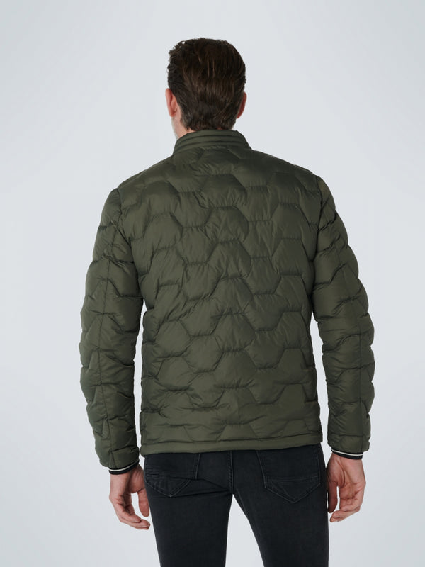 Jacket Short Fit Padded | Moss