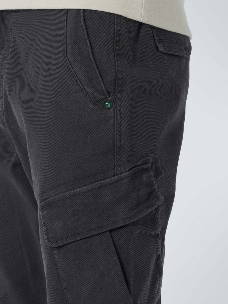 Pants Cargo Garment Dyed Stretch | Dark Bottle