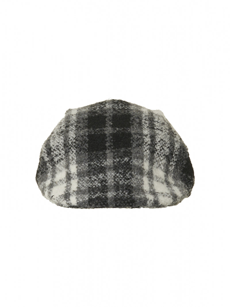 Cap Check With Wool | Black