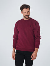 Sweater Crewneck Double Layer Jacquard | Cassis