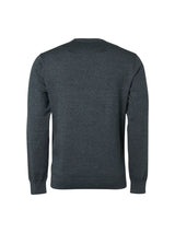 Pullover Crewneck 2 Coloured Melange | Pacific