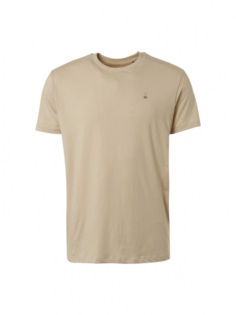 T-Shirt Crewneck Solid Basic | Sand