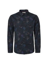 Shirt Stretch Allover Printed | Carbon Blue