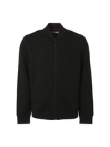 Sweater Full Zipper Double Layer Jacquard | Black
