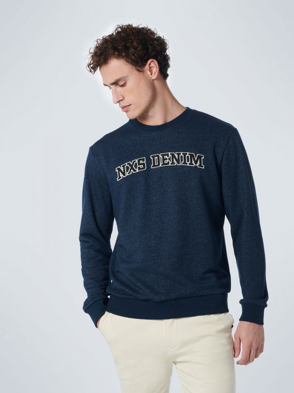Sweater Crewneck Melange | Night