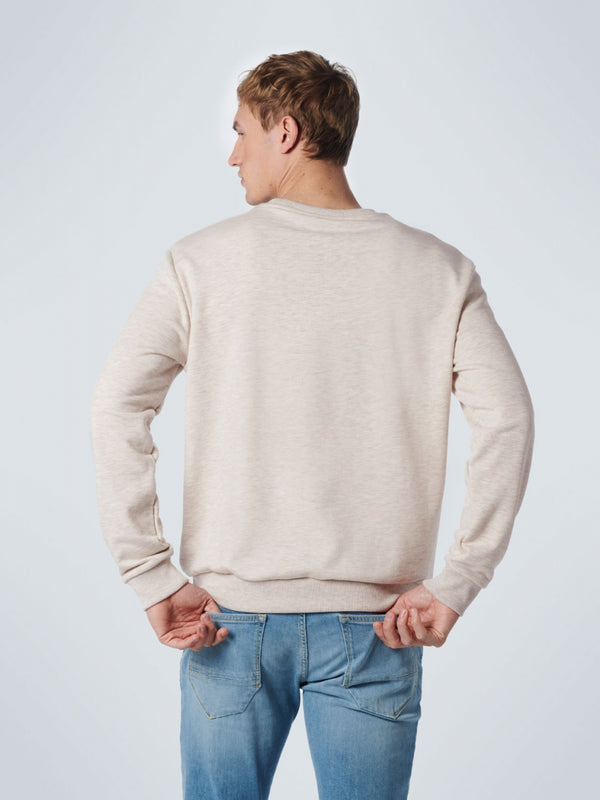 Sweater Crewneck Melange | Sand Melange