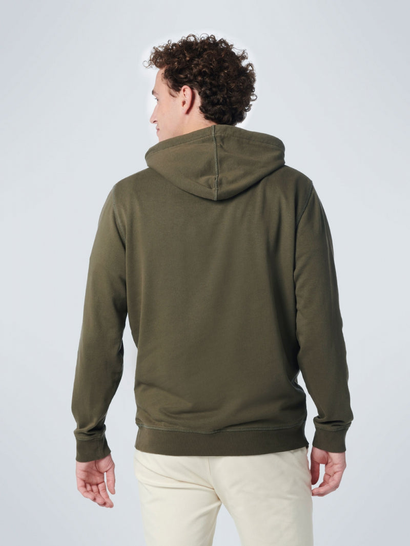 Sweater Hooded Stone Washed | Army