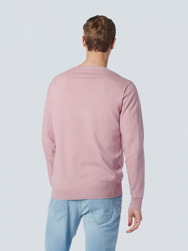 Pullover Crewneck 2 Coloured Melange | Mauve
