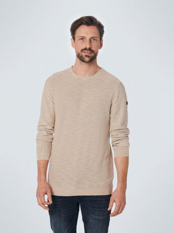Pullover Crewneck Relief Garment Dyed + Stone Washed | Sand