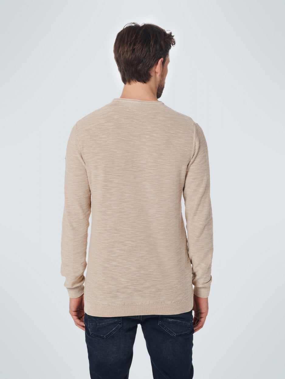 Pullover Crewneck Relief Garment Dyed + Stone Washed | Sand