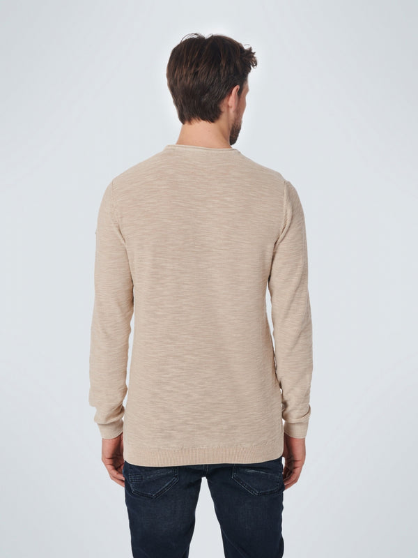 Pullover Crewneck Relief Garment Dyed + Stone Washed | Sand