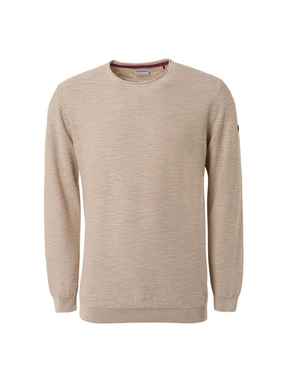 Pullover Crewneck Relief Garment Dyed + Stone Washed | Sand