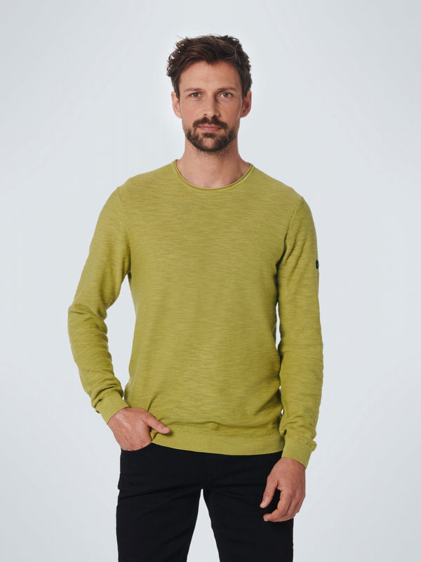 Pullover Crewneck Relief Garment Dyed + Stone Washed | Light Green