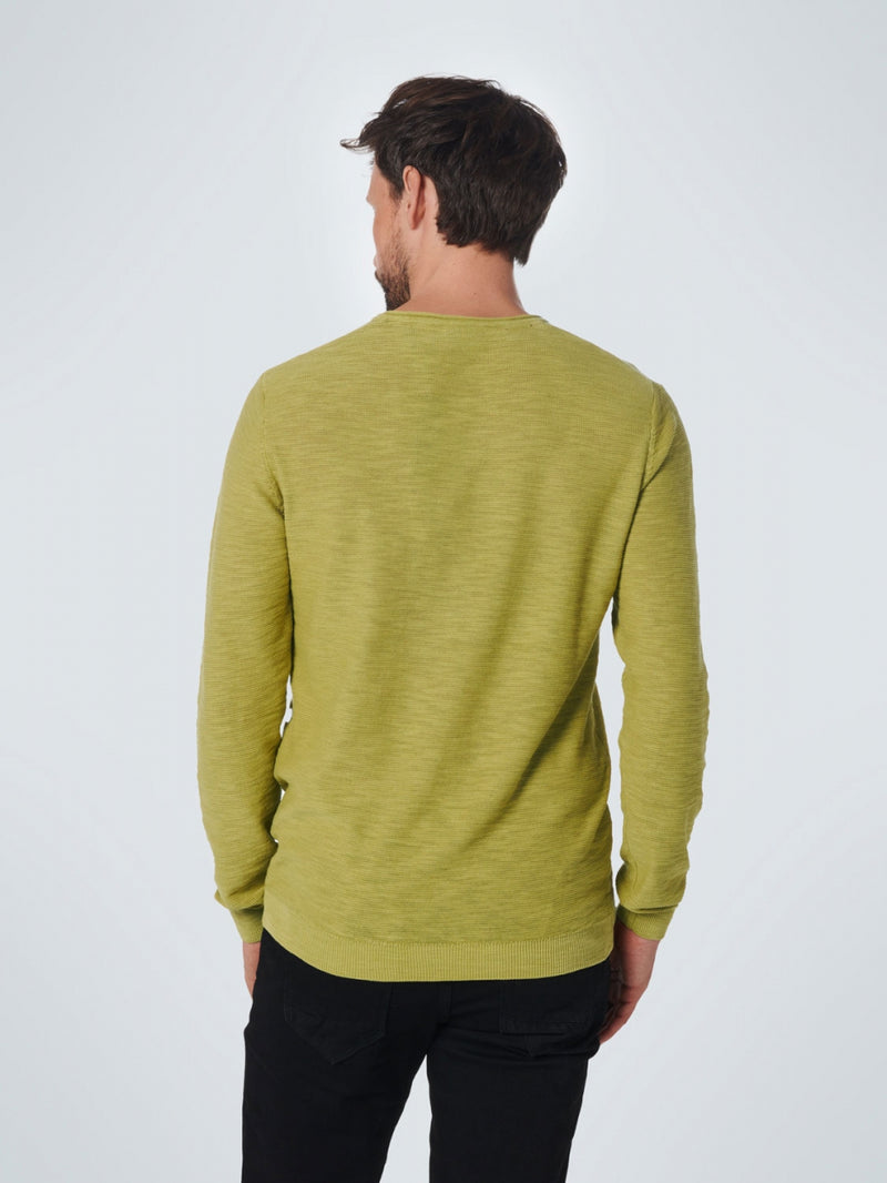 Pullover Crewneck Relief Garment Dyed + Stone Washed | Light Green