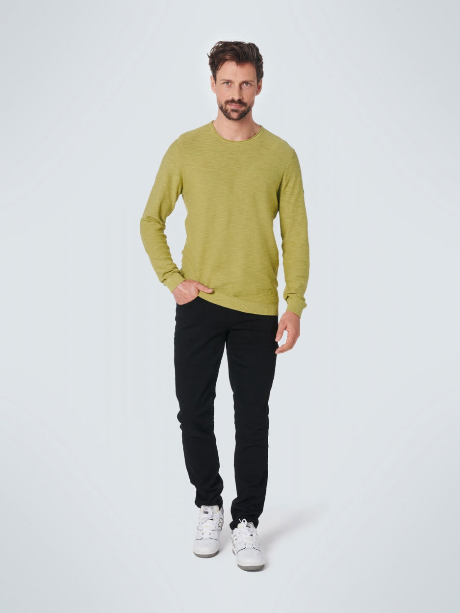 Pullover Crewneck Relief Garment Dyed + Stone Washed | Light Green