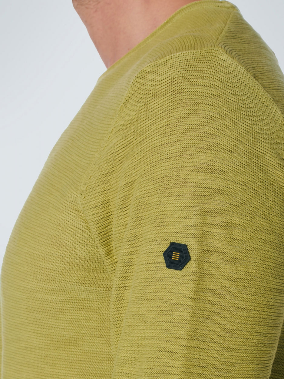 Pullover Crewneck Relief Garment Dyed + Stone Washed | Light Green