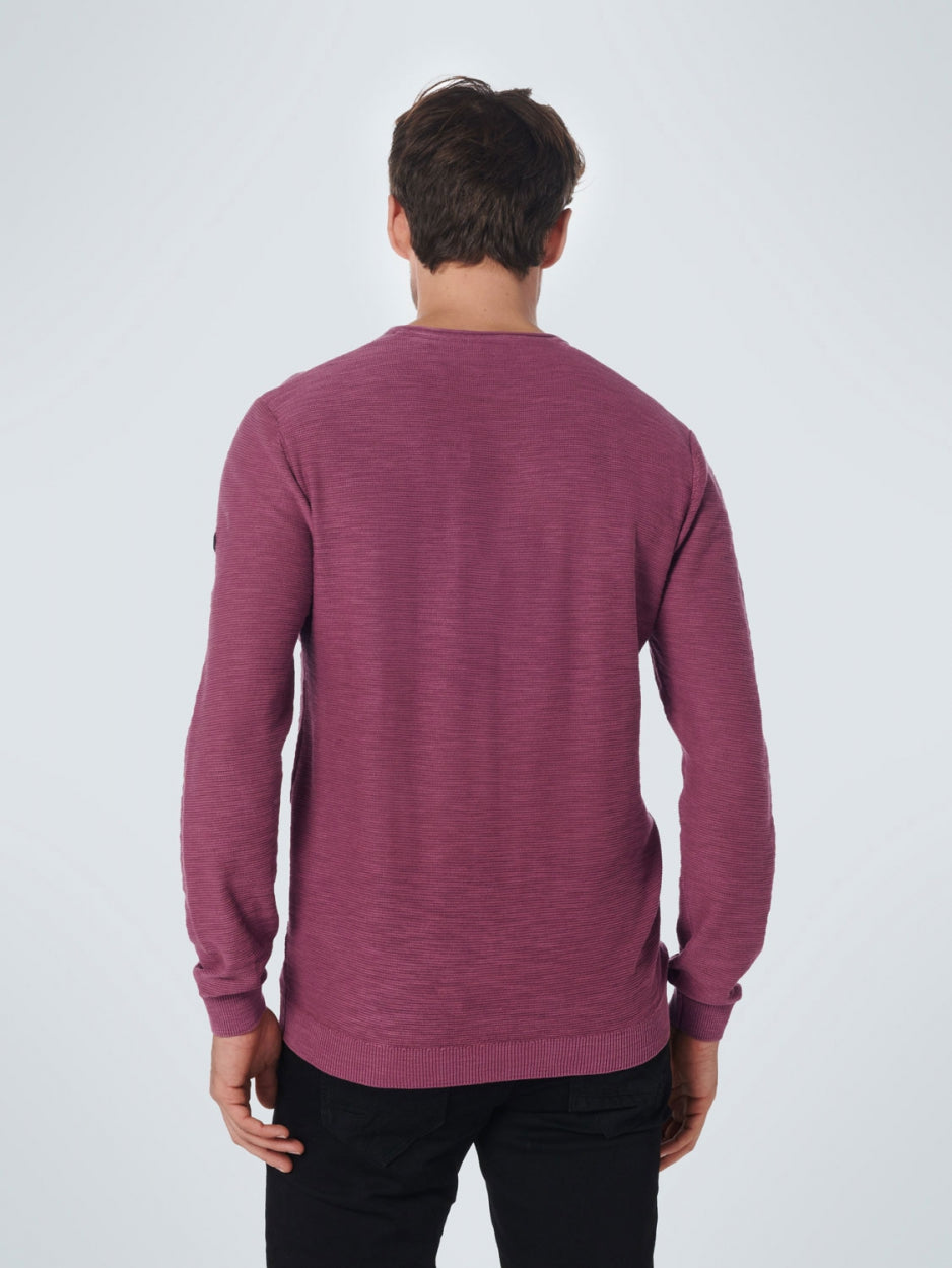 Pullover Crewneck Relief Garment Dyed + Stone Washed | Mauve
